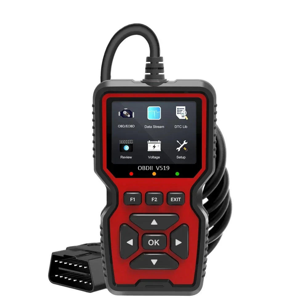 Car OBD2 Scanner Diagnostic Tool Code Reader, Car Voltage Tester Engine Fault Code Scanner, Charging Tester Diagnostic Tool V519