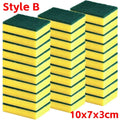 Double Sided Magic Sponge for Motorcycles, Pots, and Kitchens - Heavy-Duty Grease Cleaning Sponge