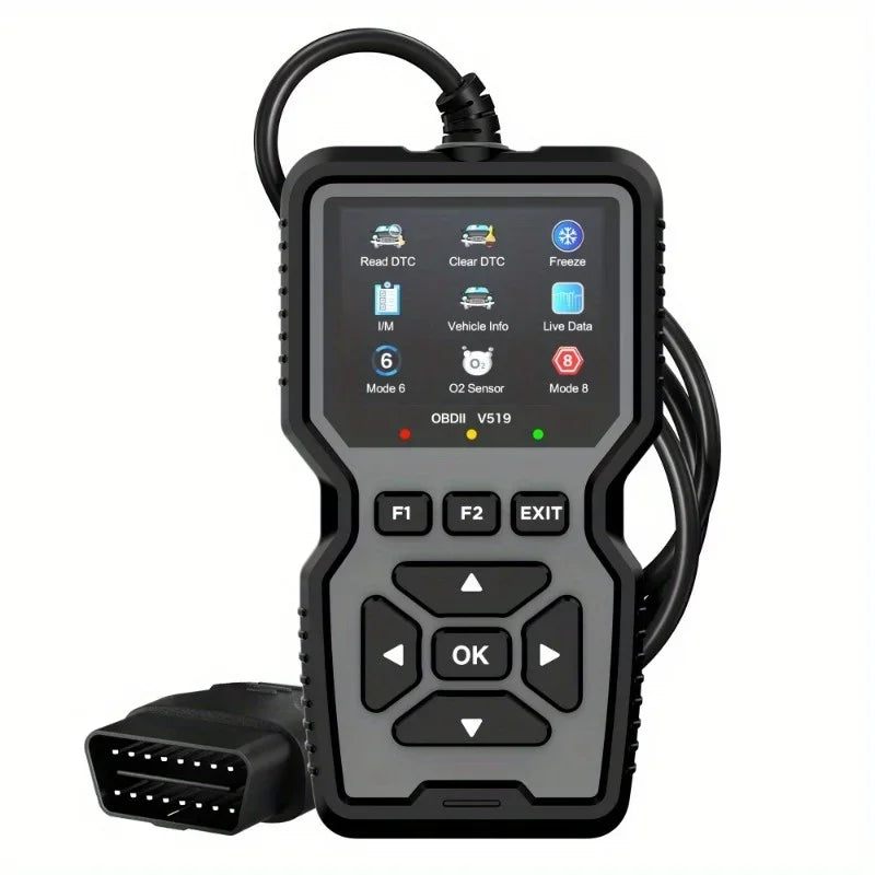 Car OBD2 Scanner Diagnostic Tool Code Reader, Car Voltage Tester Engine Fault Code Scanner, Charging Tester Diagnostic Tool V519